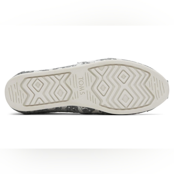 👣TOM'S 💙ALPARGATA Foil Unicorns Slip.On Espadrilles - Picture 4 of 7